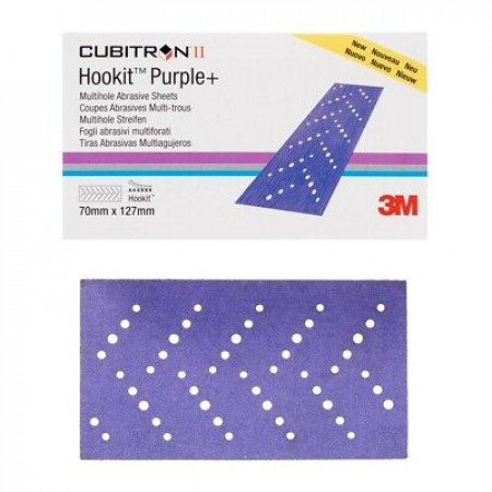 30649 Смужки абразивні 3M ™ Hookit Purple™ 734U, 70x127мм, P80
