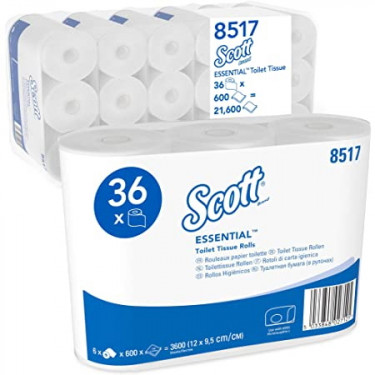 8517 Туалетний папір в рулонах Scott® Performance  600 відривов, 2 шара