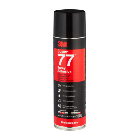Клей-спрей в аерозолі 77 3M Scotch-Weld Multipurpose Spray Adhesive, 500мл