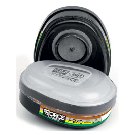 Фильтр парогазовый JSP Force ABEK1 в корпусе для защиты от органических, неорганических кислотных газов и аммиака (2 шт. в комплекте)