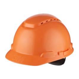 Каска 3M H700C-OR оранжевая, штифт, вентилируемая