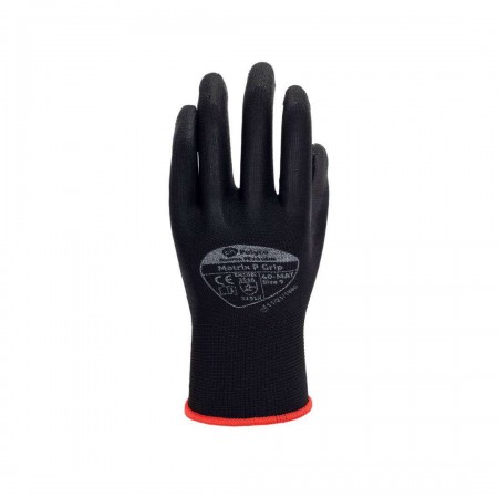 Рукавички з ПУ покриттям Matrix P Grip Black, 402-MAT