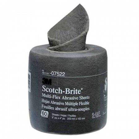 3M 07522  Листи Sсotch-Brite MX-SR сірі, рулон з перфорацією, S UFN