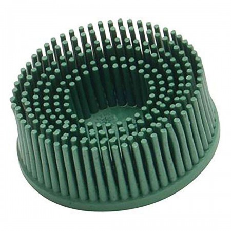 3M 07524 RD-ZB Диск полімерний Roloc ™ Scotch-Brite ™ Bristle, зелений, діам.50 мм