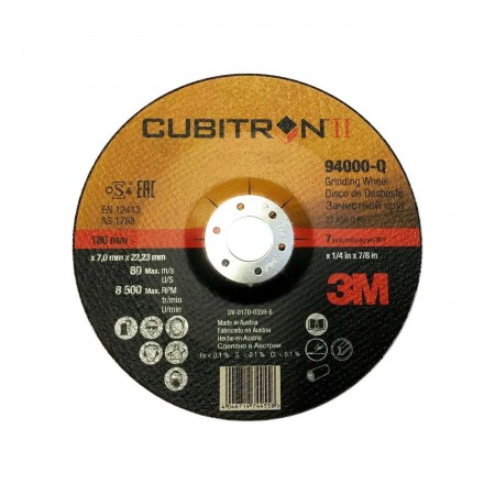 Диск зачисний  3M 94000-Q Cubitron™ II, T27, 180 мм х 7,0 мм х 22,23 мм, A 36