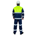 Брюки рабочие летние со светоотражающими лентами ПВ модельные Бико