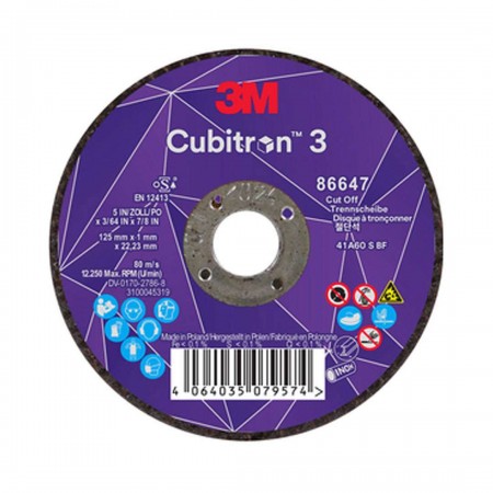 3M 86647 Диск відрізний 3M Cubitron3 Cut-Off Wheel