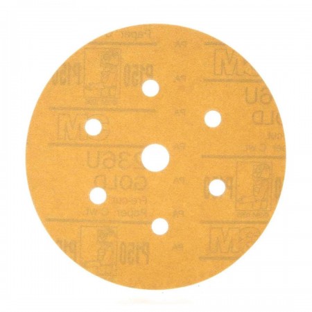 3M 01081 Диски абразивні 3M™ Hookit™ Gold Disc 236U, 150 mm  7 отворів  P120C