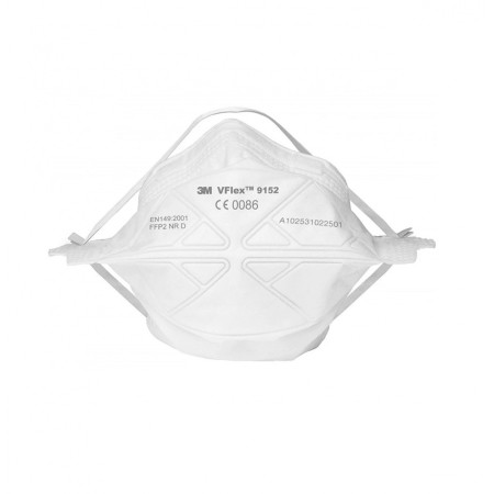 Респіратор 3M 9152E VFlex FFP2 без клапана складаний для захисту від пилу та аерозолів