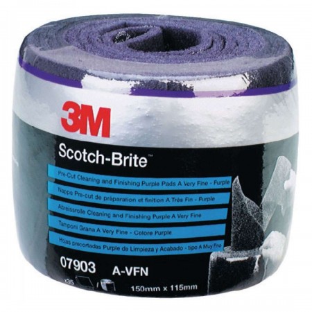 3M 07903 3М Scotch-Brite (Скотч-брайт)Рулони Pre-Cut пурпурні, 35 листів/рулон