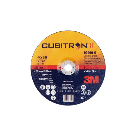 Диск зачистной 3M 93999-Q Cubitron™ II, T27 230 мм х 7.0 мм х 22 мм