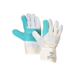 Рабочие перчатки Vega спилковые комбинированные с двойным наладонником — усиленная защита и износостойкость