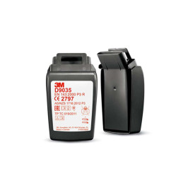 Фільтр протипиловий 3M 9035 P3R багаторазовий до напівмаски Secure Click, для шліфування, фарбування (2 шт. в комплекті)