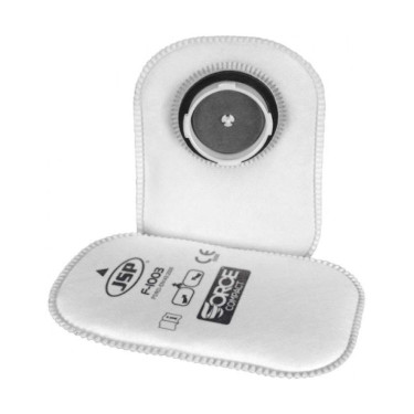 Фільтр для респіратора JSP Force P3R багаторазовий для будівництва, фармацевтики, деревообробки (в комплекті 2 шт.)