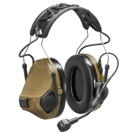 MT14H41A-300EU CY Тактичні навушники активні вертикальні 3M PELTOR™ComTac VIІ,Coyote Brown