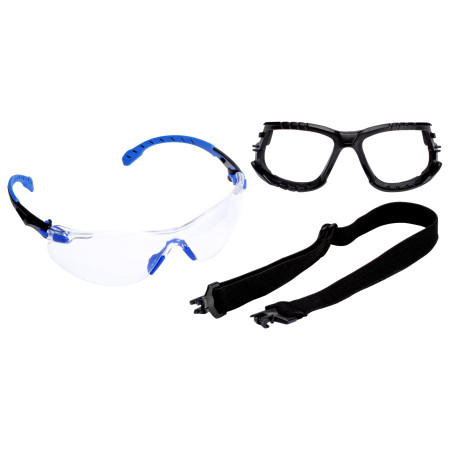 S1101SGAFKT Набір окуляри Solus прозорі, м`яка вставка, ремінець